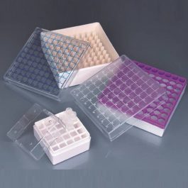 Cryovial Storage Boxes for 1ml and 2ml Tubes Polycarbonate